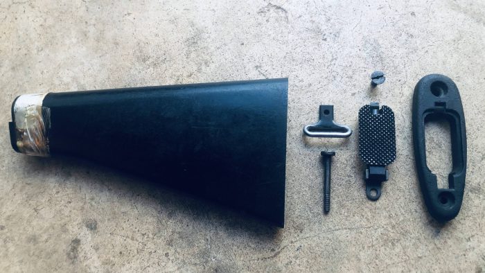 Colt M16A1 Type E Buttstock with Hardware, Good Condition