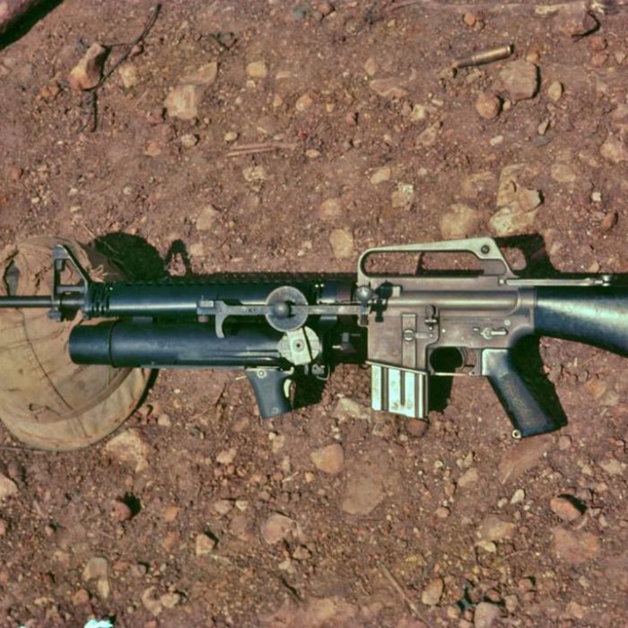 Rare Colt M16 Rifle Hand Guard for Colt CGL-4 XM148 40mm Grenade ...