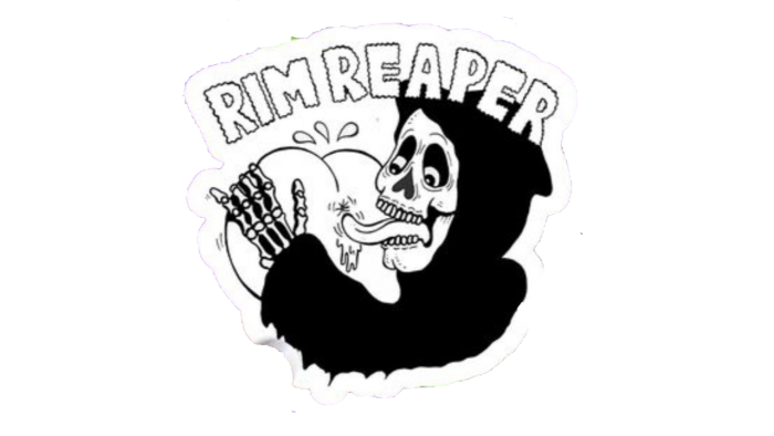 Rim Reaper Sticker.