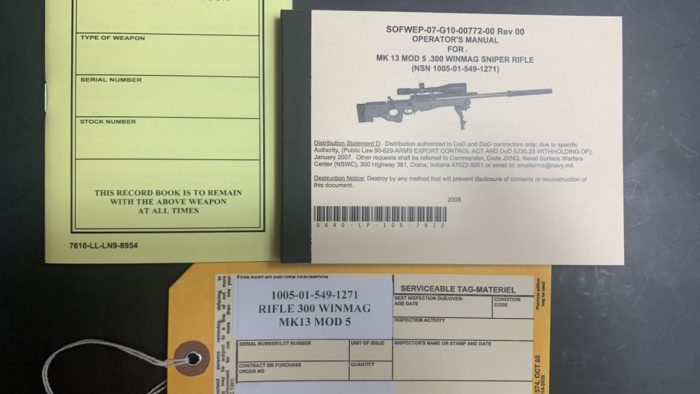MK13 MOD 5 Data Kit