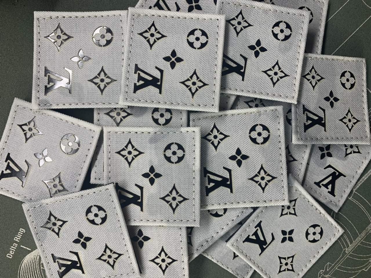 lv embroidery patch