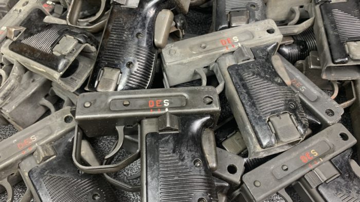 German D E S Marked Uzi FA Lower