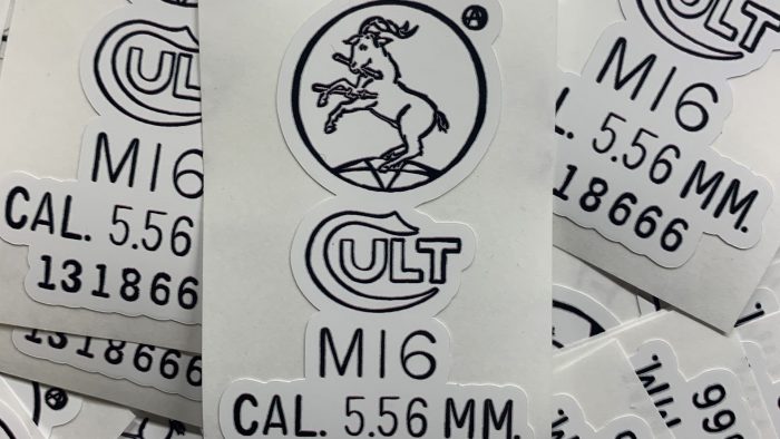 Cult M16 Sticker