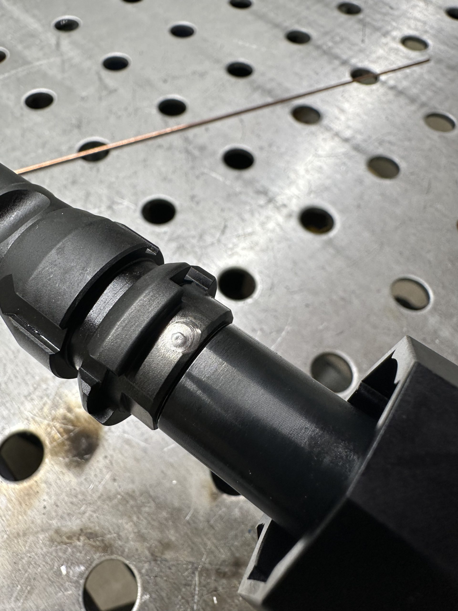 Muzzle Device Pin & Weld Onyx Arms