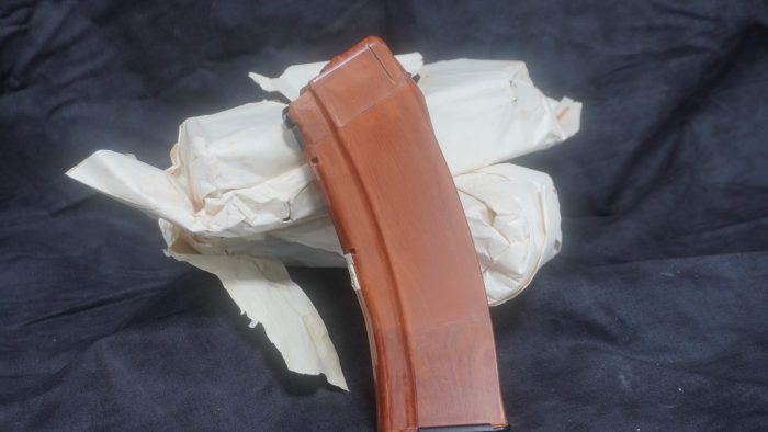AK74 E German Bakelite NOS In Paper - 2 Mags