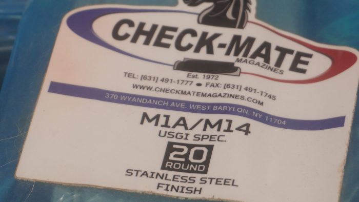 Check Mate NIP M1A / M14 20 Rnd Mag Stainless Steel
