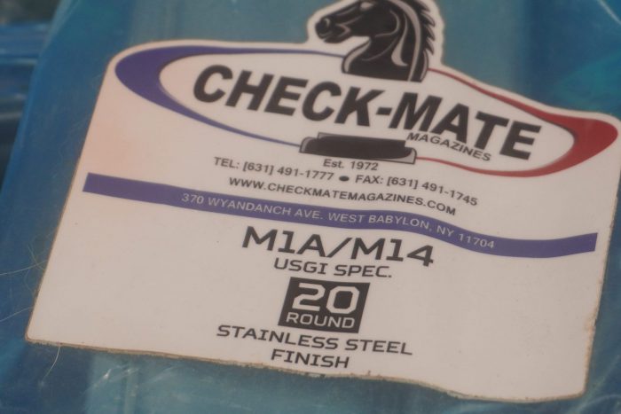 Check Mate NIP M1A / M14 20 Rnd Mag Stainless Steel