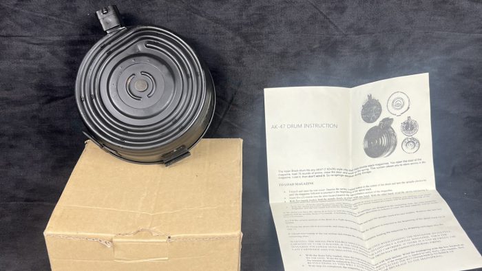 AK47 Drum Mag- rear loading- 7.62x39- NIP