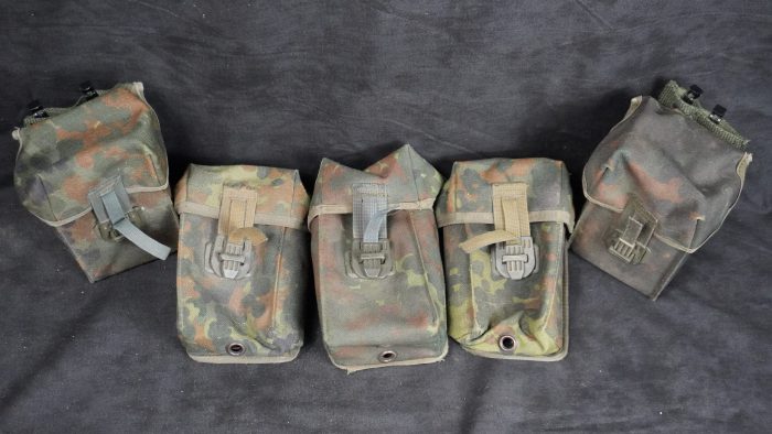 German surplus G3 2 mag pouch- Flecktarn