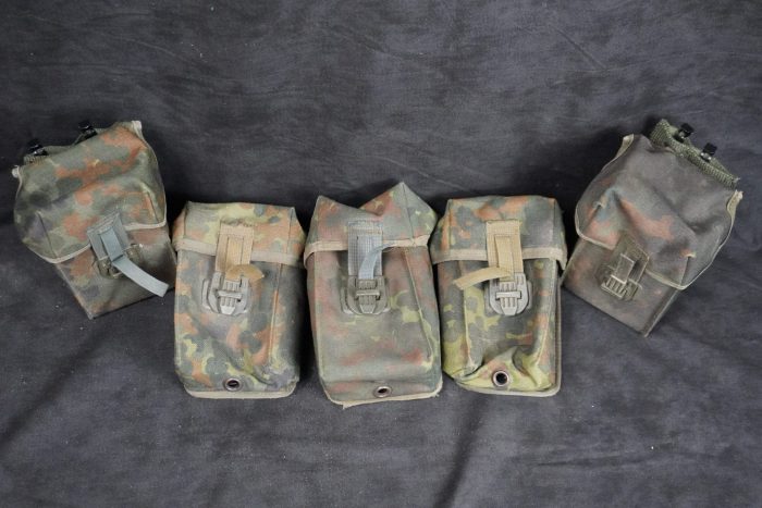 German surplus G3 2 mag pouch- Flecktarn