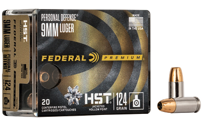 Federal Premium HST 9mm 124GR JHP