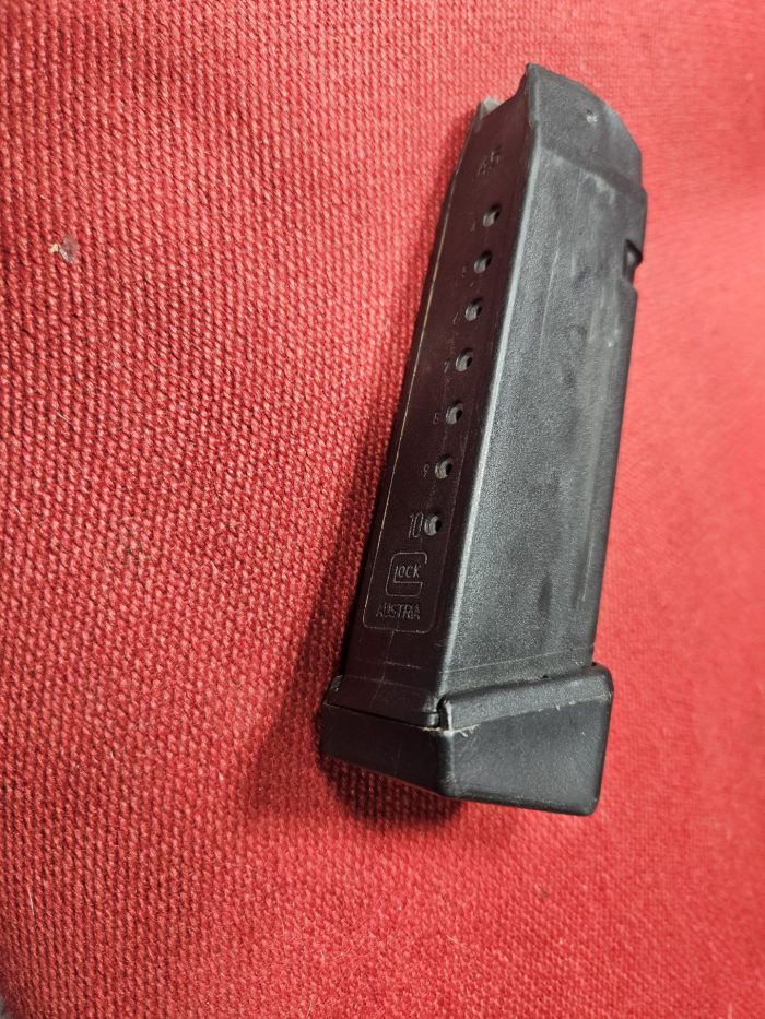 Glock 21 Mag .45 ACP, 10 Rd, W/ Base Plate Ext. BLK