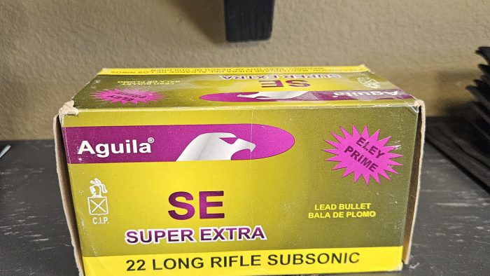 AGUILA 22LR, 40gr, Subsonic, 500rd Box