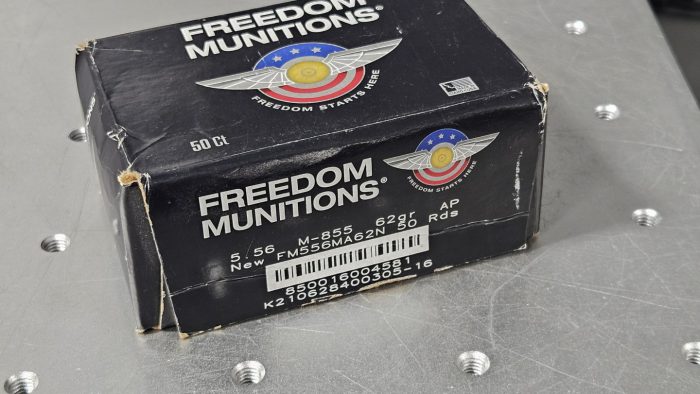 Freedom Munitions 5.56x45MM, M855, 62 GR, 50 rounds