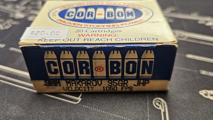 COR-BON 9X18 Makarov 95gr, JHP