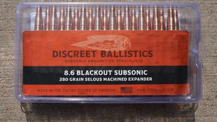 Discreet Ballistics 8.6 Blackout, 280GR, Subsonic