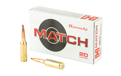 Hornady, Match, 6MM GT, 109 Grain, ELD Match Bullet, 20 Round Box Warning