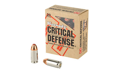 Hornady, Critical Defense, 45ACP, 185 Grain, FlexTip, 20 Round Box
