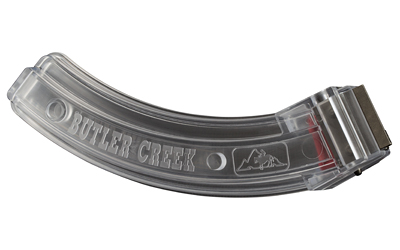 Butler Creek, Magazine, Steel Lips, 22LR, 25rd, Fits 10/22, Polymer, Clear