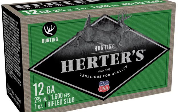 Herter's, 12GA, 2-3/4", 1oz, Rifled Slug, 10rd Box