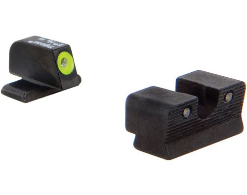 Trijicon, HD Night Sight, Springfield XDS, Yellow Front Disk, Matte Black