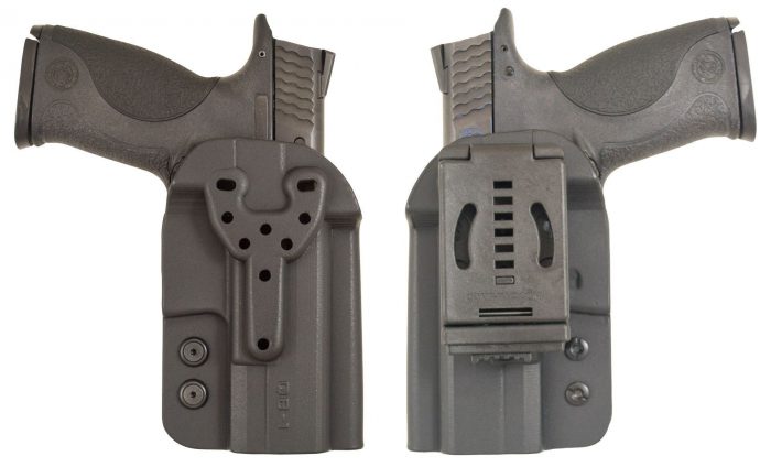 CompTac QB OWB Kydex Holster- Modular Fit-Size 3-Black