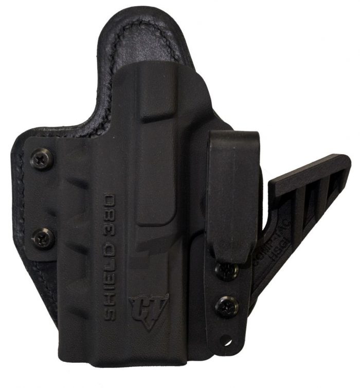 CompTac eV2 Max Hybrid Appendix IWB Holster - SW - MP Shield .380 EZ - Right Black