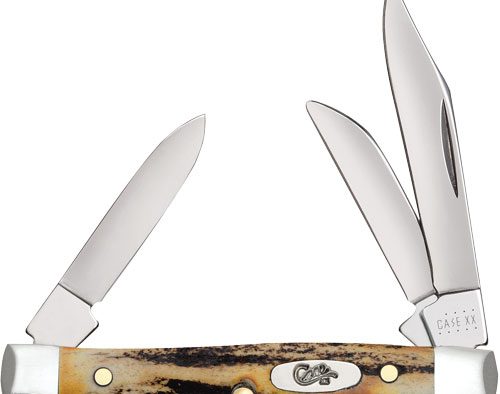 CASE KNIVES GENUINE STAG - SMALL STOCKMAN