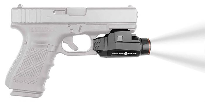 Crimson Trace 0182401 Rail Master  110/420 Lumens, White CREE XPL LED Bulb, Picatinny Rail Mount