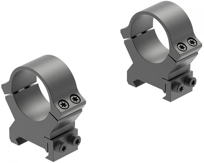 Leupold 174082 PRW2 Cross-Slot  Matte Black 1" High