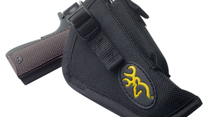 Browning 12903012 Ballistic  OWB Black Nylon Belt Loop Fits Browning 1911 Right Hand