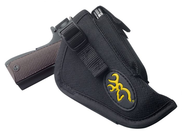 Browning 12903012 Ballistic  OWB Black Nylon Belt Loop Fits Browning 1911 Right Hand