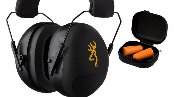 Browning 126368 Range Kit  Foam Plastic with Foam 27 dB 36 dB Over the Head Orange Black Adult