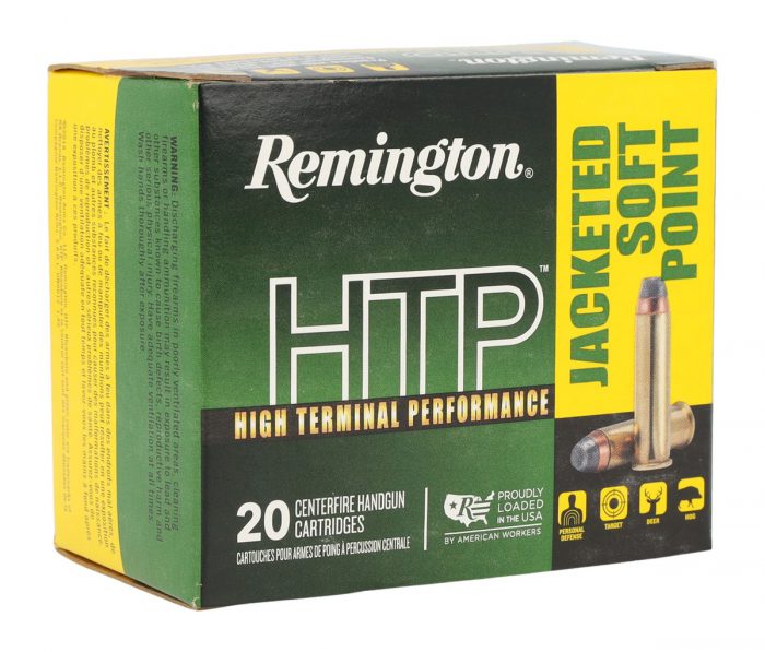 Remington Ammunition 22233 HTP  357Mag 158gr Jacketed Soft Point 20 Per Box/25 Case