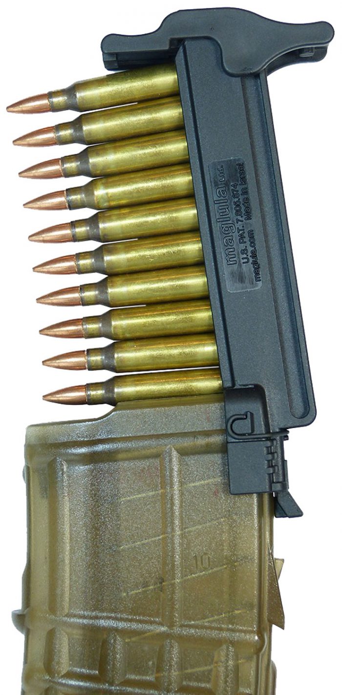 Maglula LU54B StripLULA Loader Black Polymer 10rd 223 Rem/ 5.56x45mm NATO Compatible w/ Steyr Arms AUG