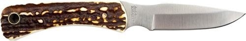 UNCLE HENRY KNIFE NEXT GEN - STAGLON 3.1" CAPER W/LTHR SHTH
