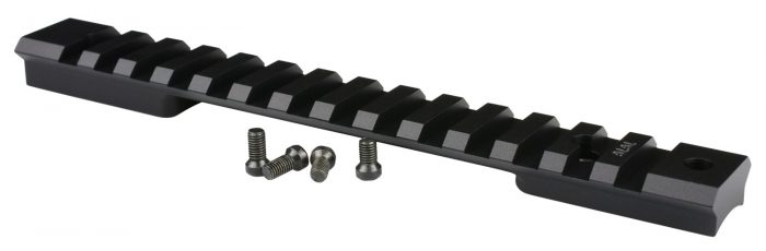 Warne 7671M Mountain Tech Tactical Rail Black Anodized Aluminum HS Precision/Bergara Premier/Remington 700 Short Action, 0 MOA