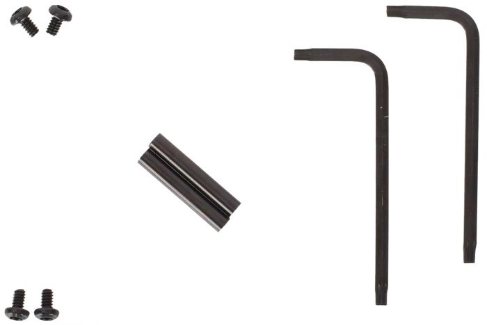 CMC Triggers 91401 Anti-Walk Pin Set  Small Black Anodized Steel AR-15
