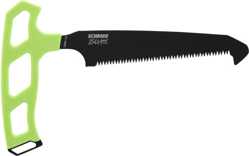 SCHRADE KNIFE ISOLATE LARGE - BONE SAW 5" SK5 BLACK/GREEN