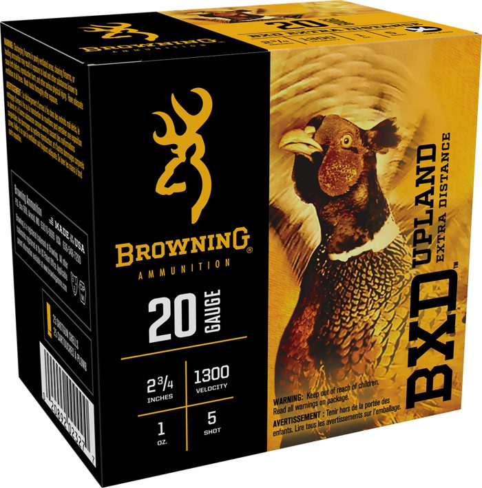 Browning Ammo B193512025 BXD Upland 20Gauge 2.75" 1oz 5Shot 25 Per Box/10 Case