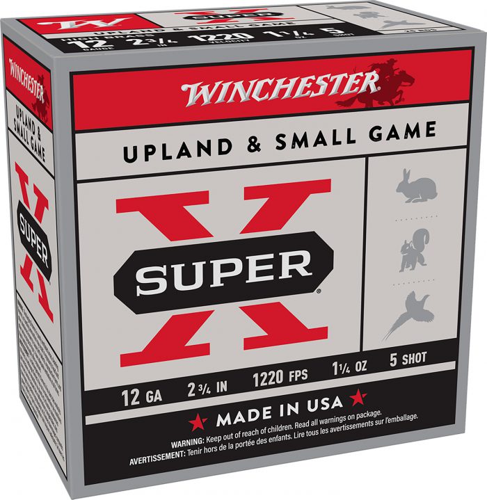 Winchester Ammo X12P5 Super X Game Load High Brass 12Gauge 2.75" 1 1/4oz 5Shot 25 Per Box/10 Case *Pheasant