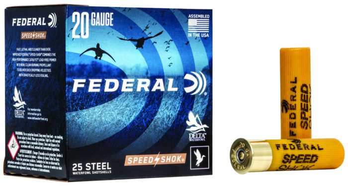 Federal WF2093 Speed-Shok  20Gauge 3" 7/8oz 3Shot 25 Per Box/10 Case