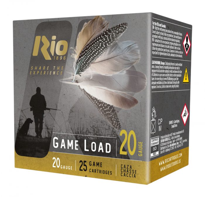 Rio Ammunition RC208 Game Load  20Gauge 2.75" 1oz 8Shot 25 Per Box/10 Case
