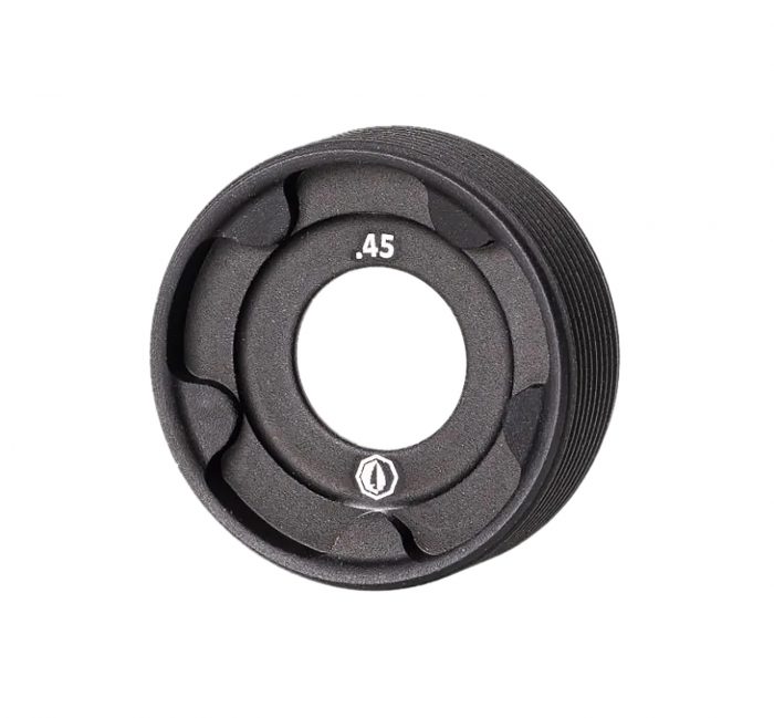 RUGGED SUPPRESSOR FC004 Front Cap  45 ACP Black