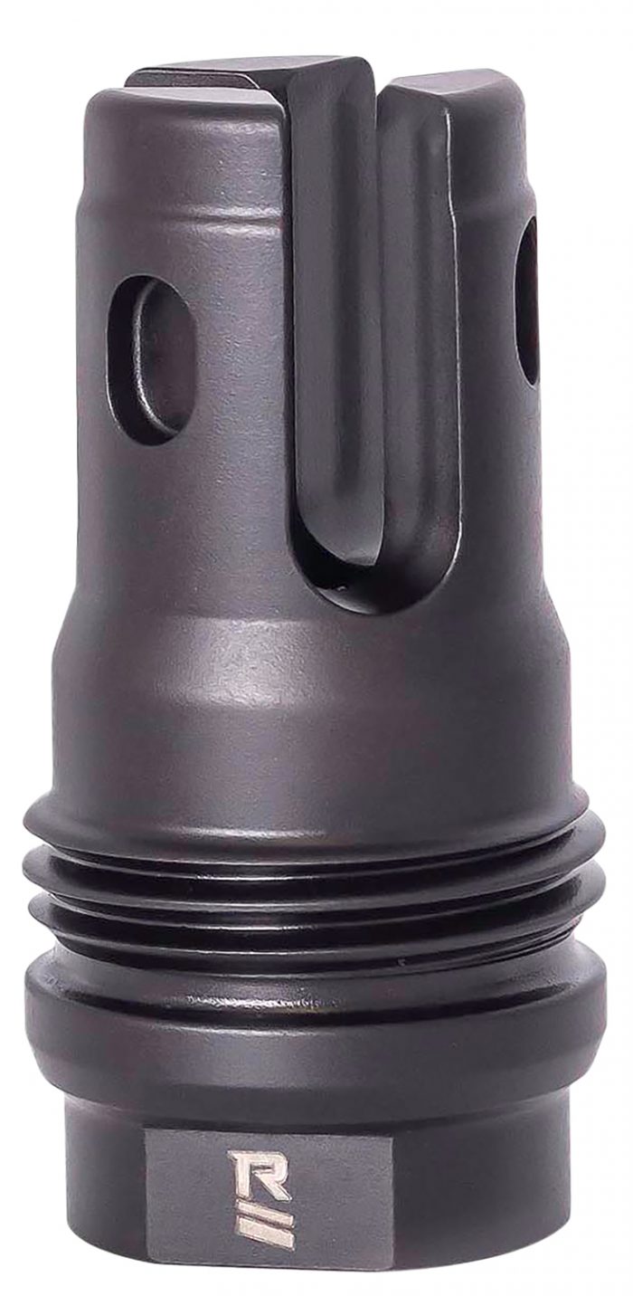 Rugged Suppressor FH015 R3 Flash Mitigation System Black with 3/4"-24 tpi Threads & 2.13" OAL for 7.62mm SR25