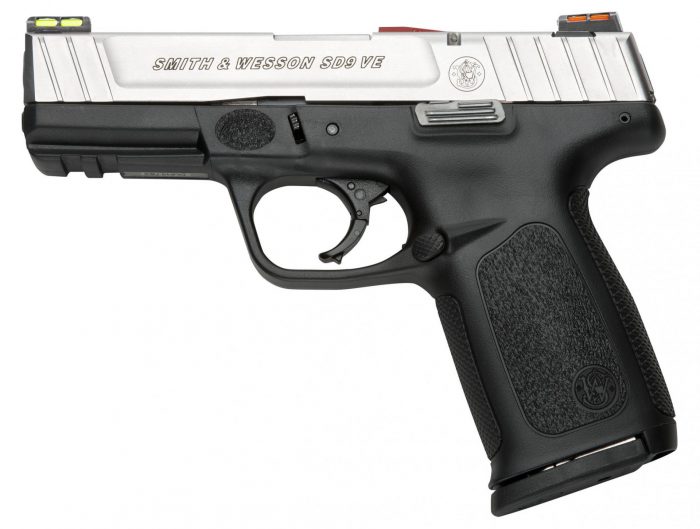 SMITH AND WESSON SD9VE 9MM 10+1 4" SS HI-VIZ