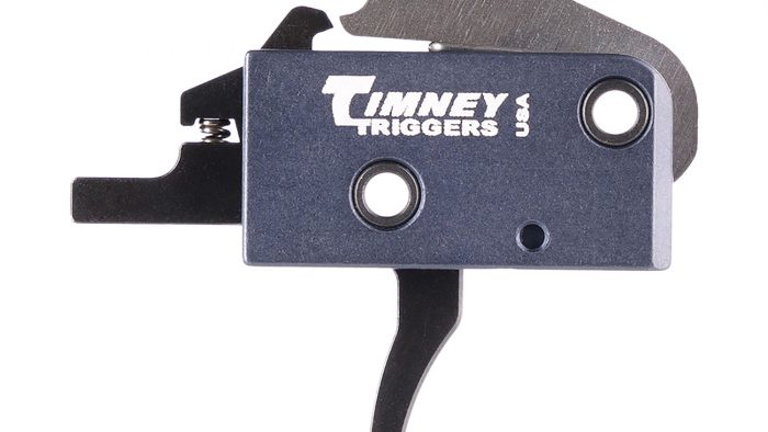 Timney Triggers IMPACT Impact AR Curved Trigger with 3 lbs Draw Weight & Black Finish for AR-Platform