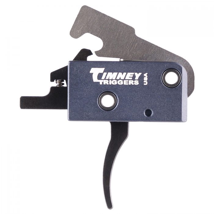 Timney Triggers IMPACT Impact AR Curved Trigger with 3 lbs Draw Weight & Black Finish for AR-Platform