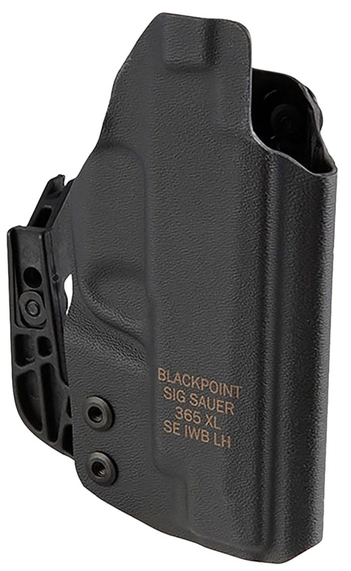 Sig Sauer HOL365XLAPXLH Tactical  IWB Black Polymer Belt Clip Fits Sig P365XL Left Hand