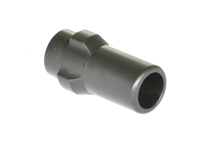 Griffin Armament 3L1228 3-Lug  9mm Luger 1/2"-28 tpi 17-4 Stainless Steel Black Melonite QPQ